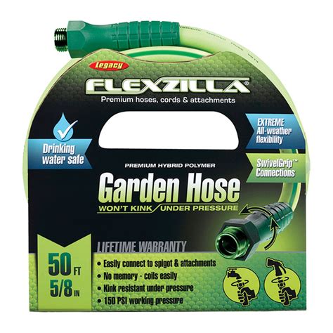 flexzilla garden hose 5 8 in x 50 ft|flexzilla garden hose walmart.